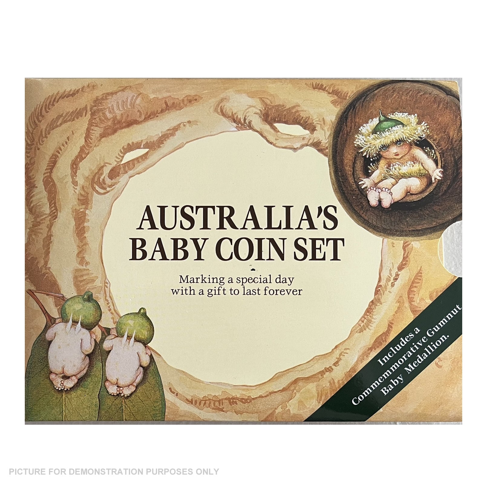 1996 Royal Australian Mint Uncirculated Baby Coin Set - Gumnut Baby